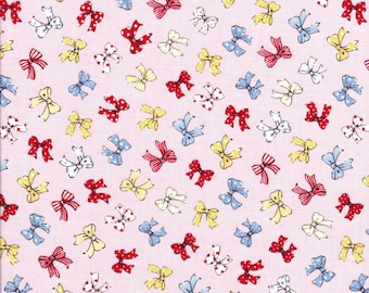 Lecien Old New 30's 31373 20 - Bows Pink - Japanese