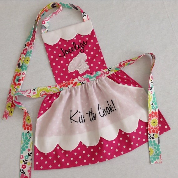 Toddler Children Apron Personalized Handmade By Btchandmades