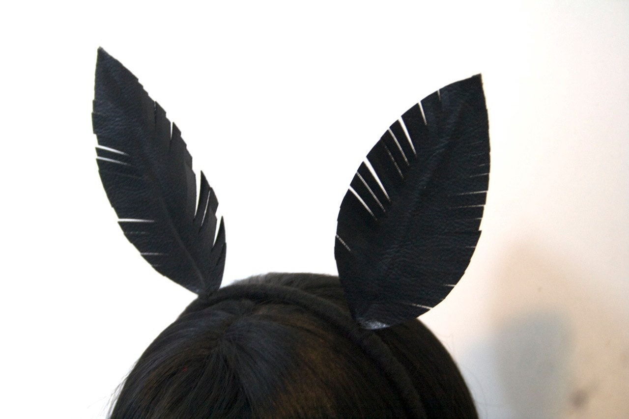 Black Moth Antennae Headband / Cosplay / Fairy / Insect