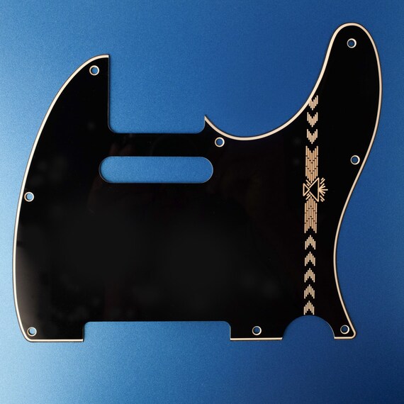 Custom Engraved Telecaster Guitar Pickguard Redtail