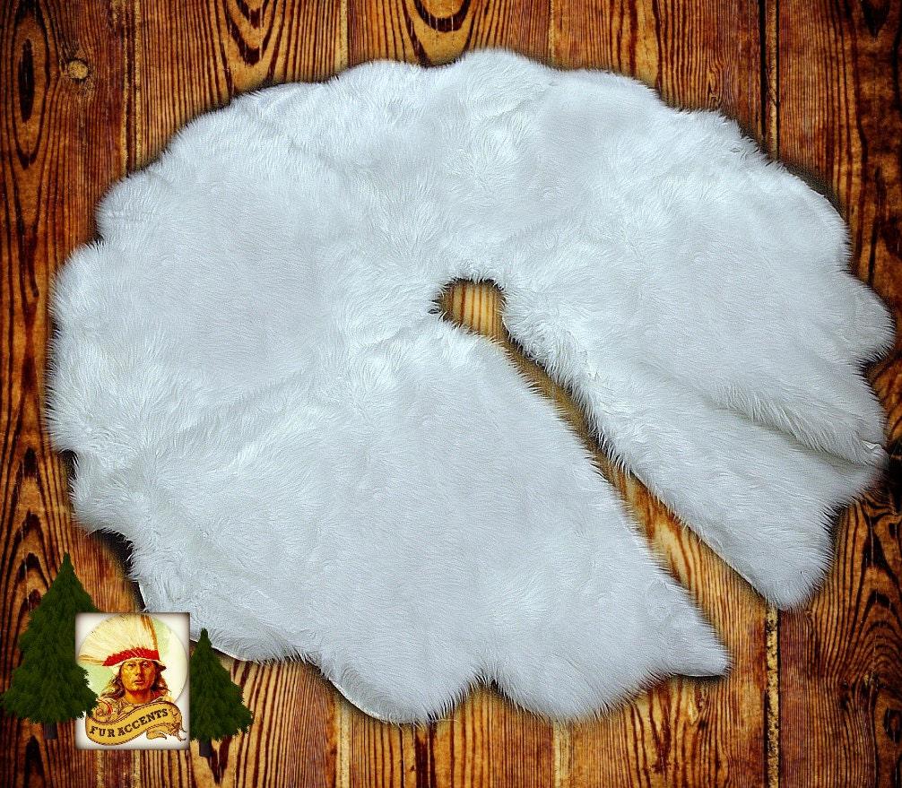 christmas tree skirt shaggy faux fur faux scalloped by christmas tree skirt shaggy faux fur faux scalloped by