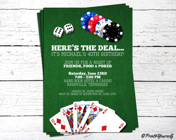 Free printable poker chips