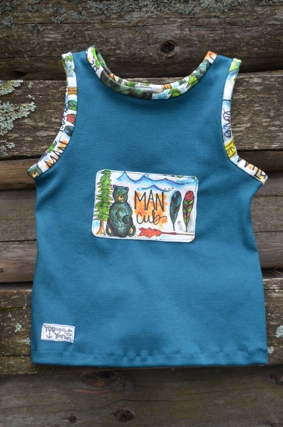 Organic Baby Tank Tops Boy Tank Top Organic by YouniquelyYours406
