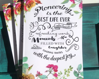 Pioneering is The Best Life Ever Notebook - jw ministry - jw pioneer gifts - best life ever - jw pioneer - happiertogive
