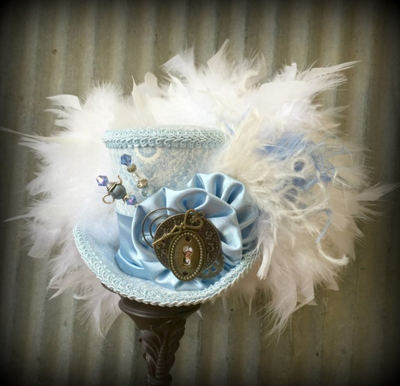 Mini Top hat Mad hatter Hat Alice in Wonderland Mini by ChikiBird