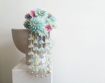 Sagari and Bira Kanzashi Japanese hair sticks SBKSS004