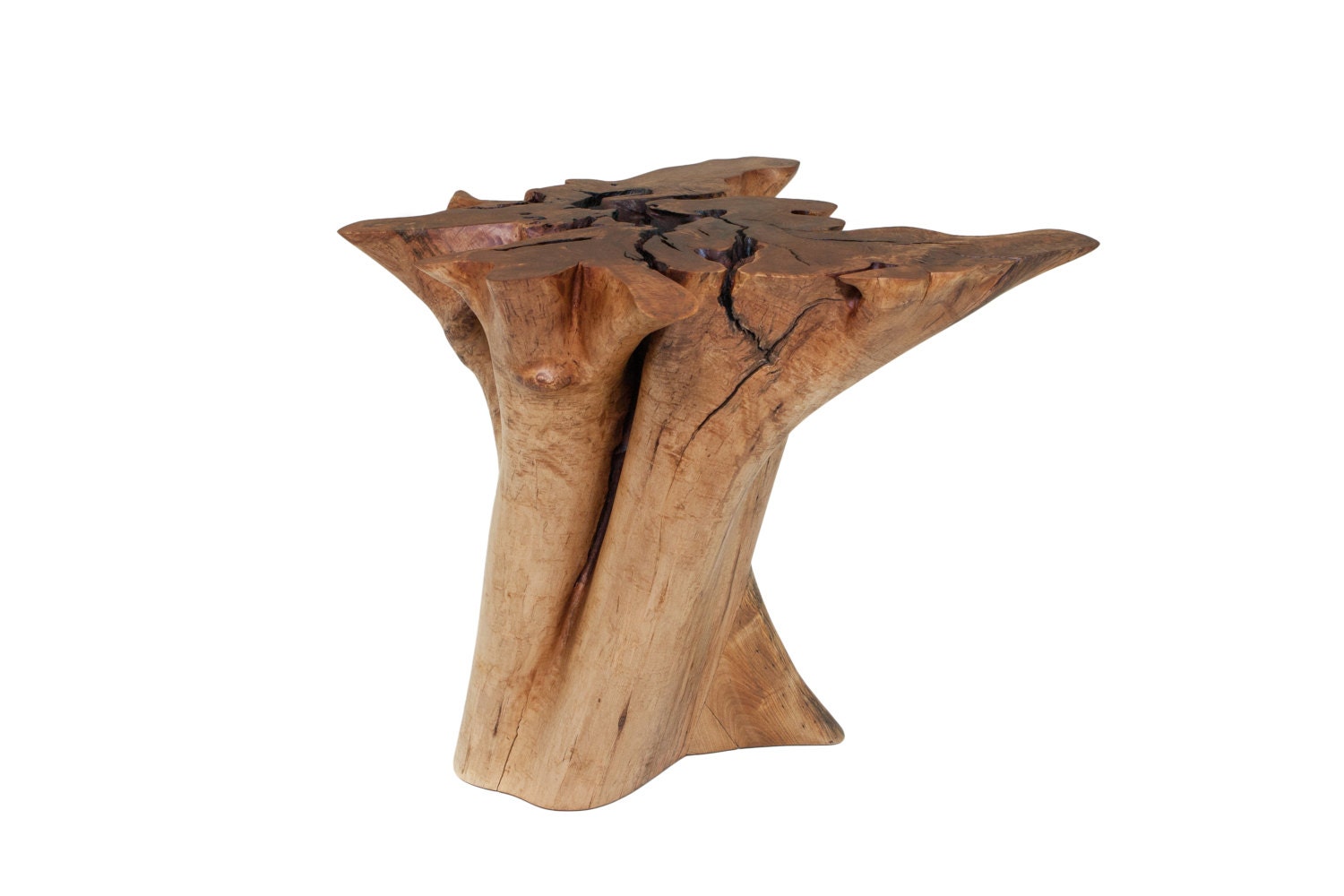 Tree Stump Dining Table Maple