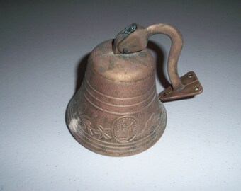 Old Vintage Brass Bell With Hanger