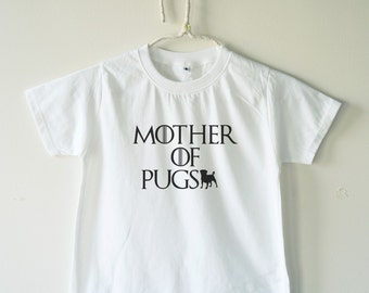 mother of pugs t shirt