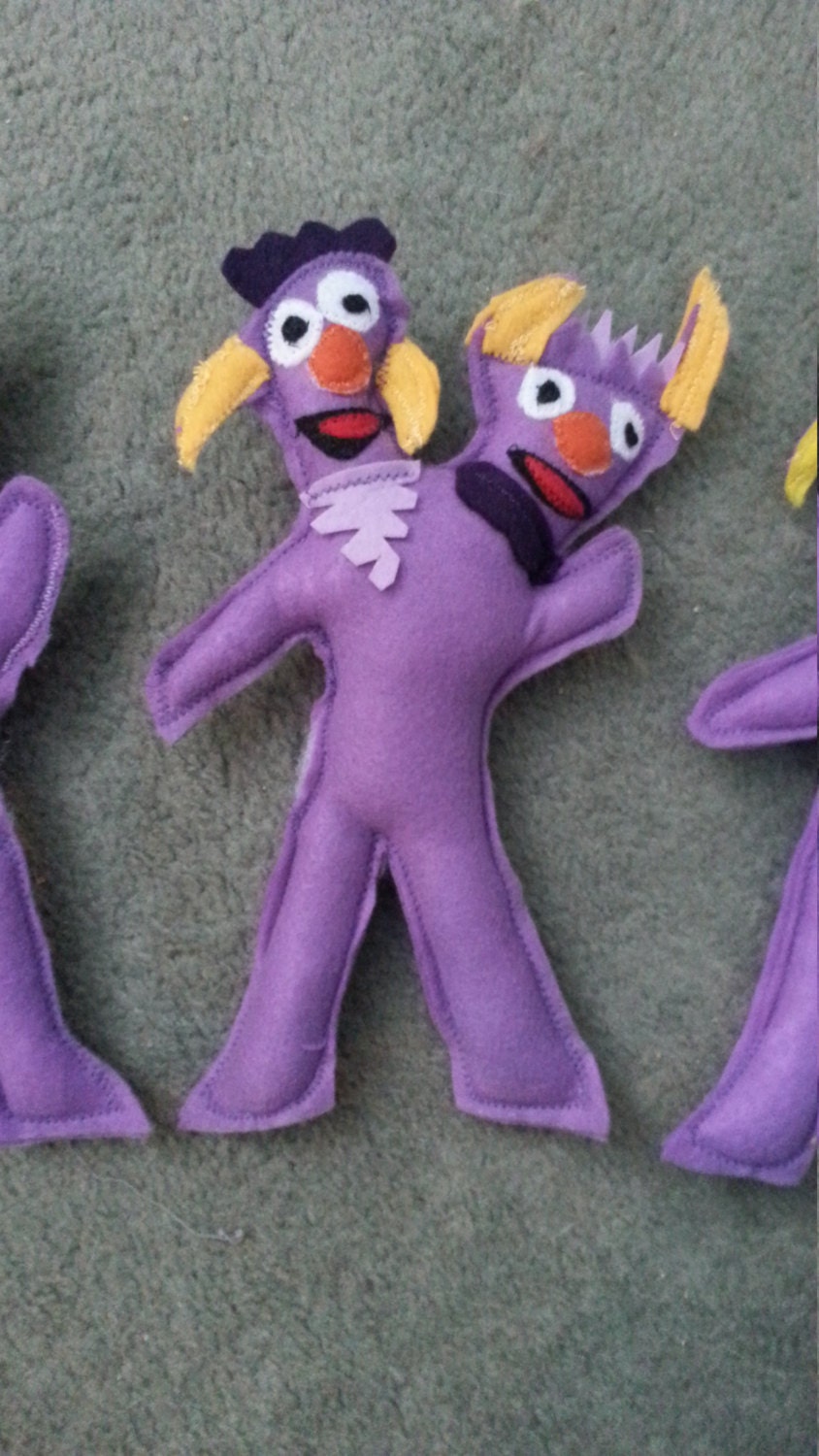 two headed monster plush