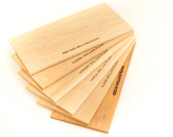 Father's Day Gift for Grill Master - Grilling Planks Sampler: 6-Pack - For Dad, Gifts under 25, Free Shipping, Father's Day, Men's Gift, BBQ