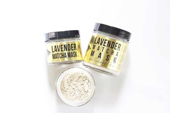 Lavender Matcha Mask Vegan Face Mask