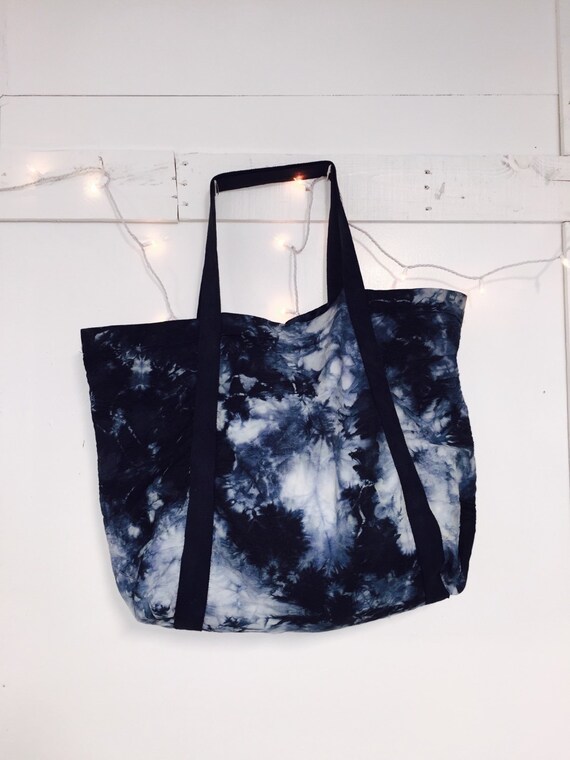 Oversized canvas bag by riversidetoolanddye on Etsy