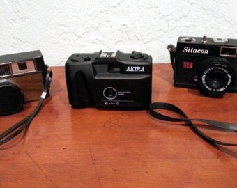 Vintage Film Camera Trio