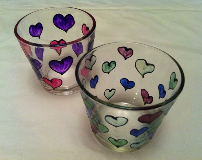 Valentines candle holders