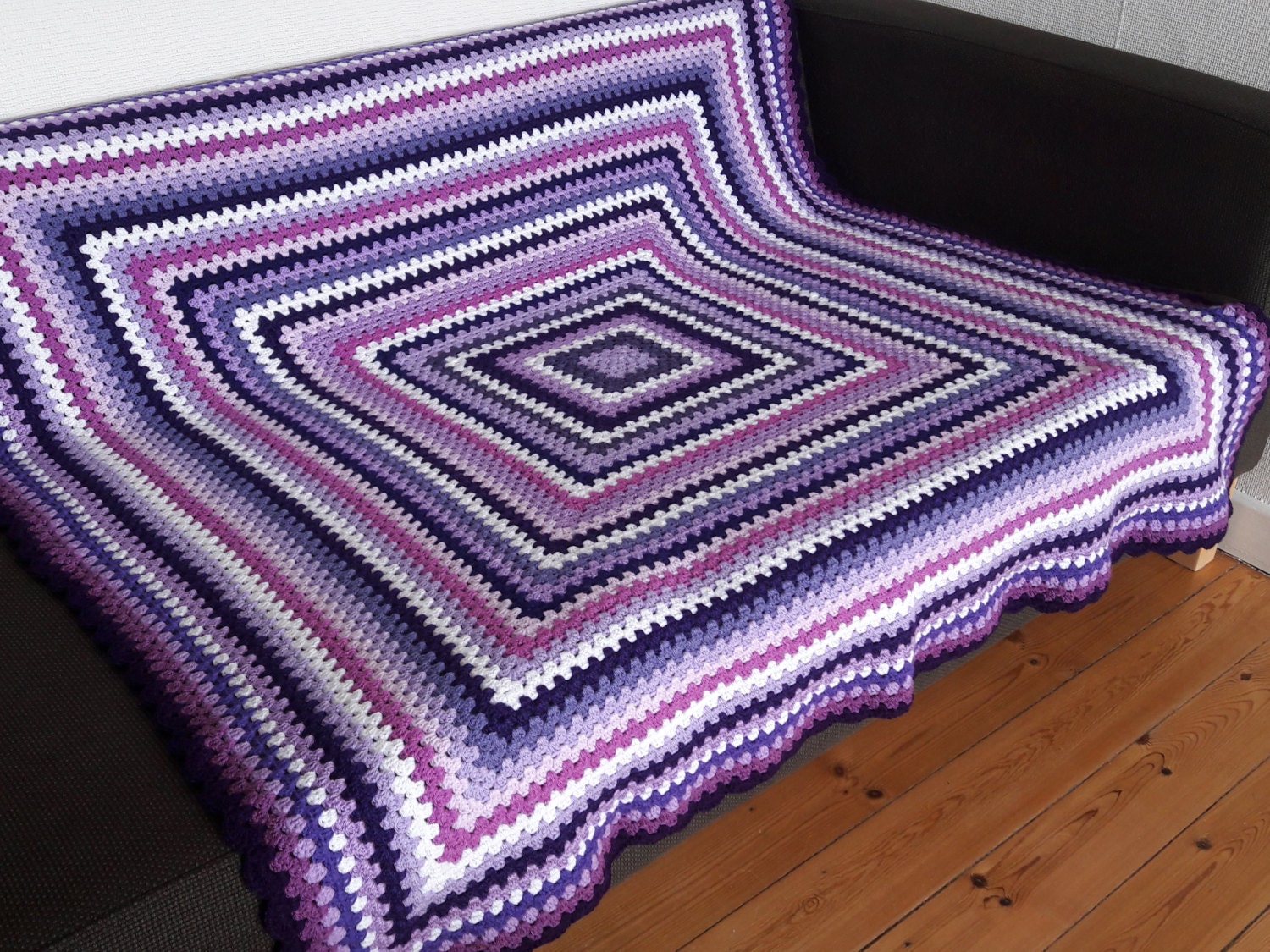 Lilac Cotton Terry Blanket & Throw | Product sku J-155919