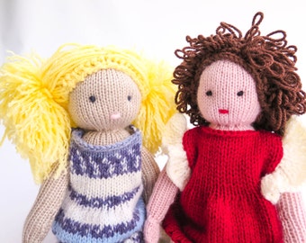 Jack Frost, Snowman, Christmas Elf, Knit Doll, Christmas ...