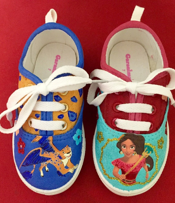 Elena of Avalor Painted Shoes