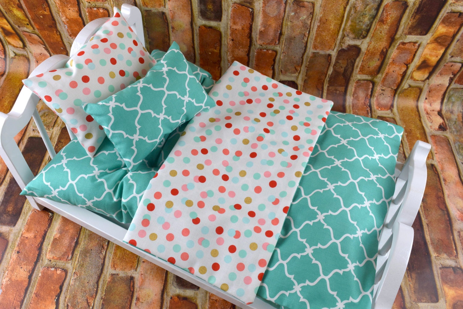 American Girl Doll Bedding w Mattress 18 Doll Bedding