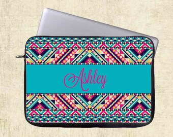 Personalized Laptop Sleeve, Monogram Laptop Sleeve, Laptop Case, Macbook Sleeve, Macbook Case, iPad Case Sleeve