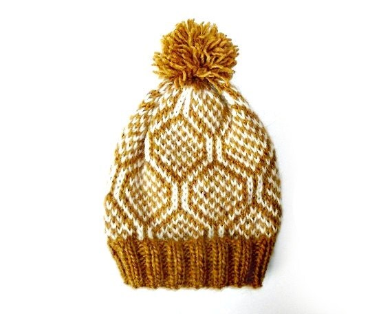 Knitted Hat Wool Hat Nordic Alafosslopi Fair Isle