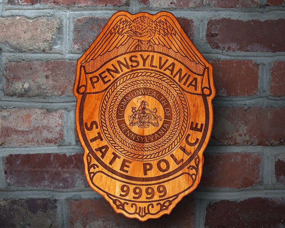 Personalized Pennsylvania State Police by TheCreativeEngraver