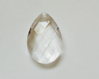 38 MM Crystal Teardrop Pendant