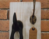Hand Crafted Decorative Dog Lead and Coat Rack