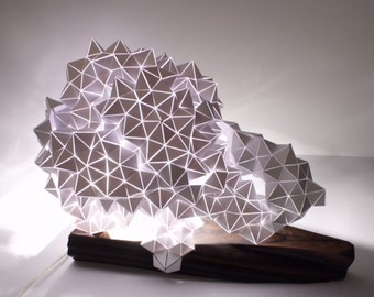 Gold Mirror Geometric Sculptural Pendant Light FULL DOME