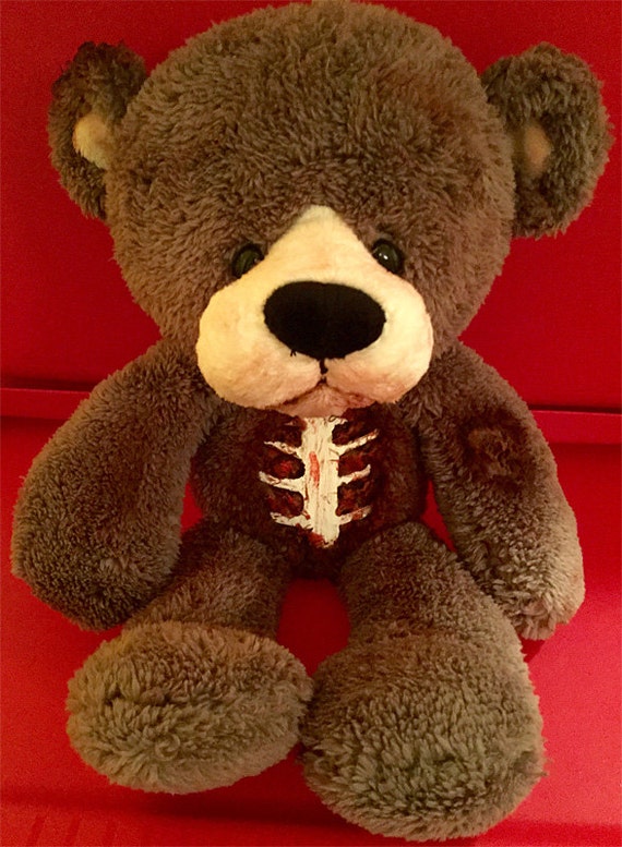 creepy bear plush