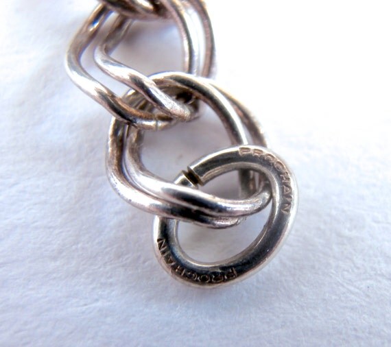 Vintage Charm Bracelet Double Chain Links by ReTainReUse