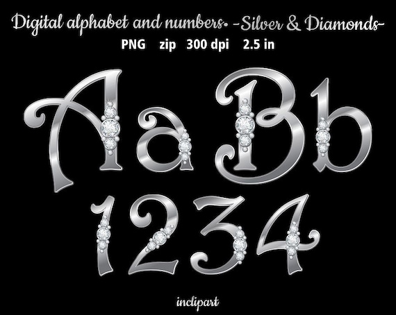 diamond numbers clipart - photo #4