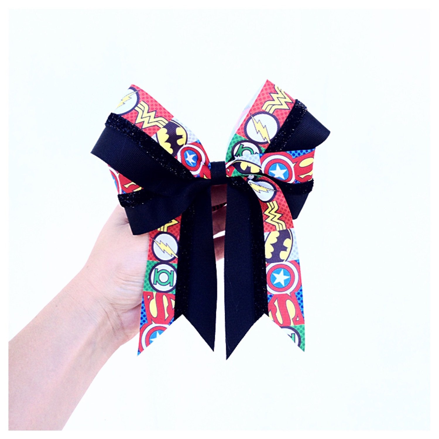 Superhero Bow by Igotbows on Etsy