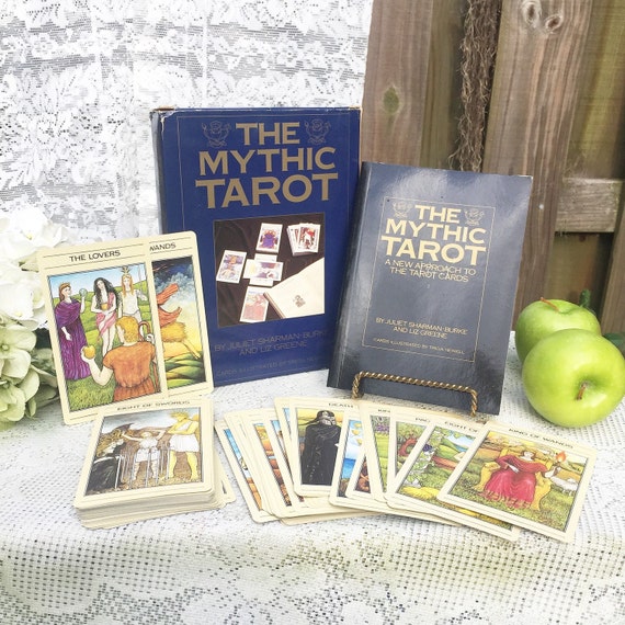 Rare Vintage The Mythic Tarot Cards Boxed Set Book Board