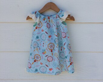 Items similar to Personalized Baby Girl Eyelet Dress - SIze 3-6 months ...