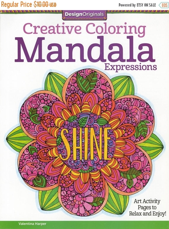 ON SALE Creative Coloring Mandala Expressions by KaysCraftSupplies