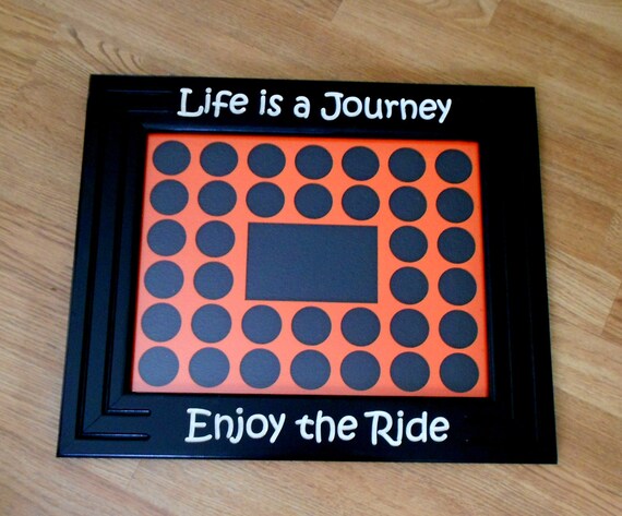 Poker chip frame display