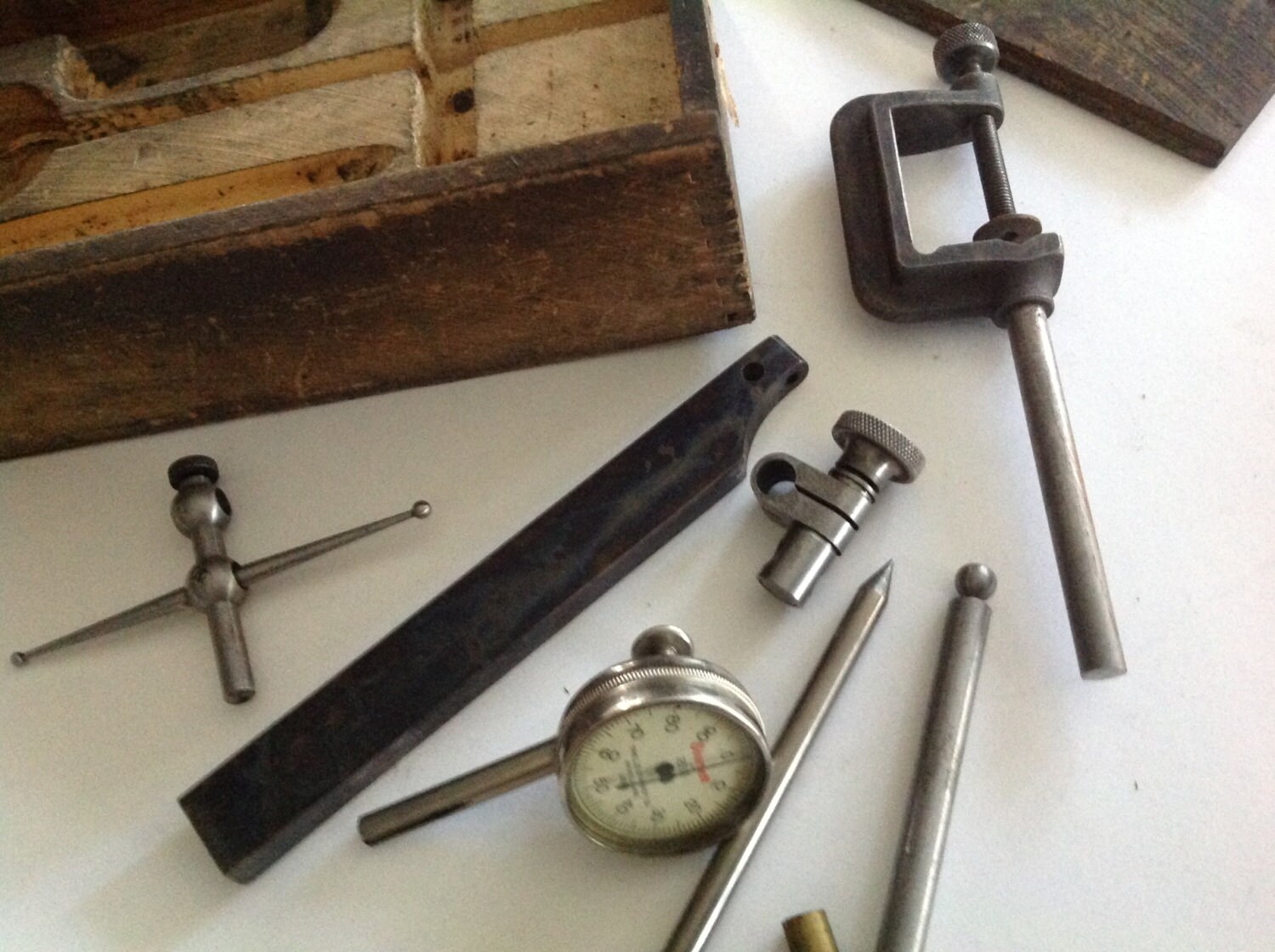 1800's Starrett 196 Antique Micrometer Caliper Dial