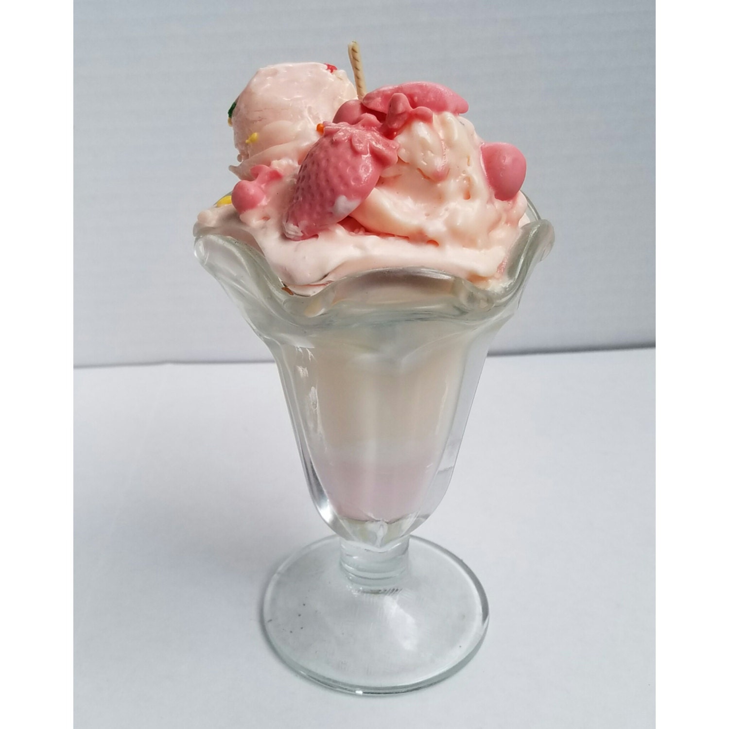 Ice Cream Sundae Candle Highly Scented Looks Real