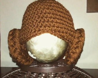 Crochet Princess Leia, Wig, Hat