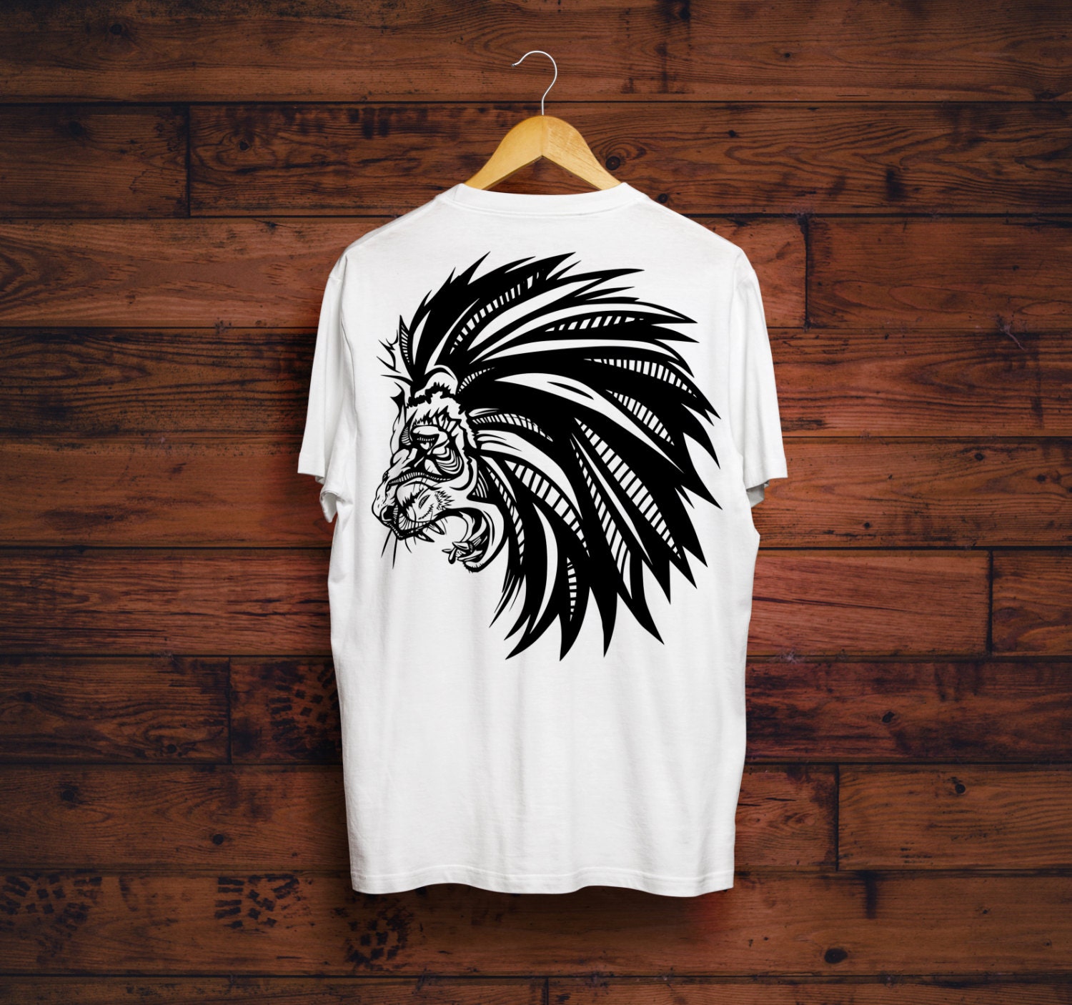 tribal white t shirt