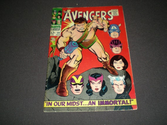 Items similar to Avengers 38, (1967), Hercules joins Avengers, Marvel ...