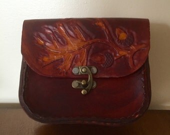 Leather cross body bag posibles pouch by Marcshandycraft on Etsy