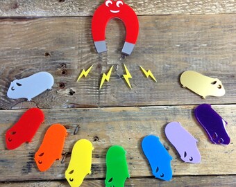 Guinea Pig Coloured Magnets - Pack of 4 Fun Cute Kawaii Laser Cut Acrylic Magnets