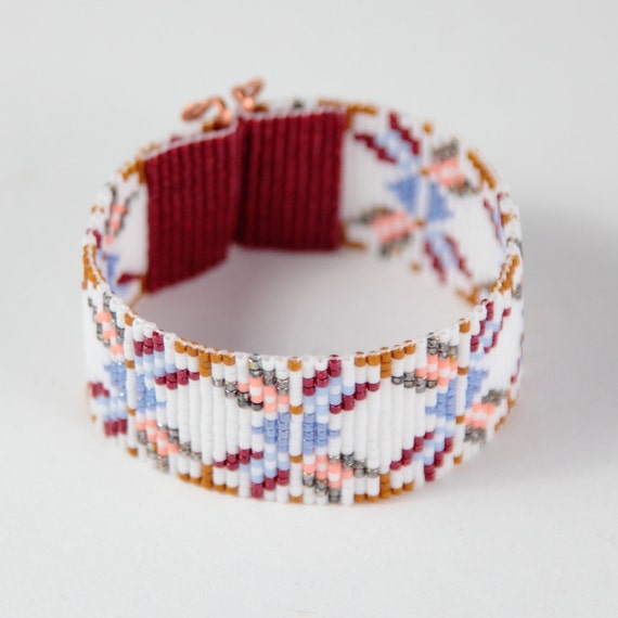 Native Bows Bead Loom Friendship Bracelet Bohemian Boho