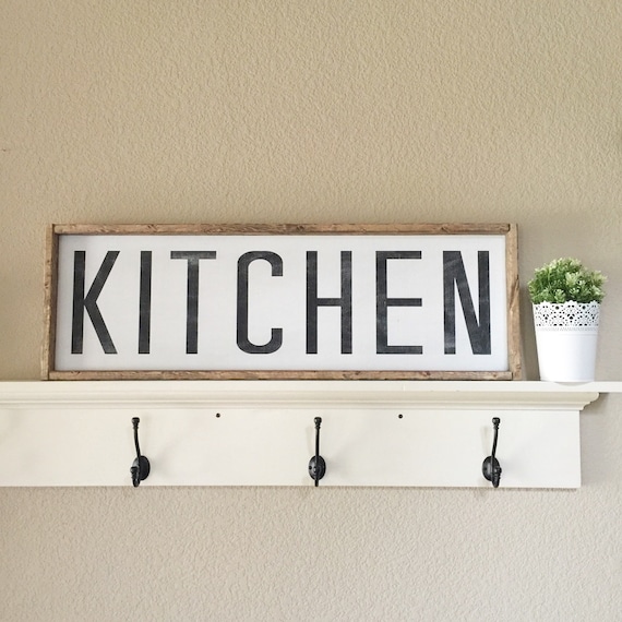 Kitchen sign