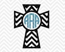 Download Popular items for cross monogram decal on Etsy