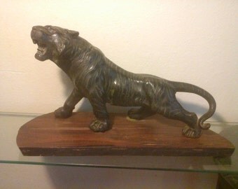 antique tiger statue