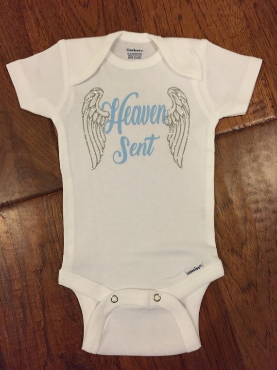 Items similar to Heaven sent baby onesie/ heaven sent onesie/ baby