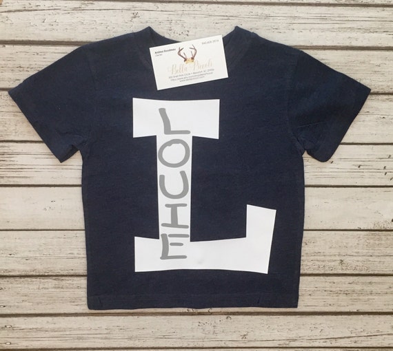 Items similar to Boys NameMonogram TShirt, Monogram Shirts Boys Name